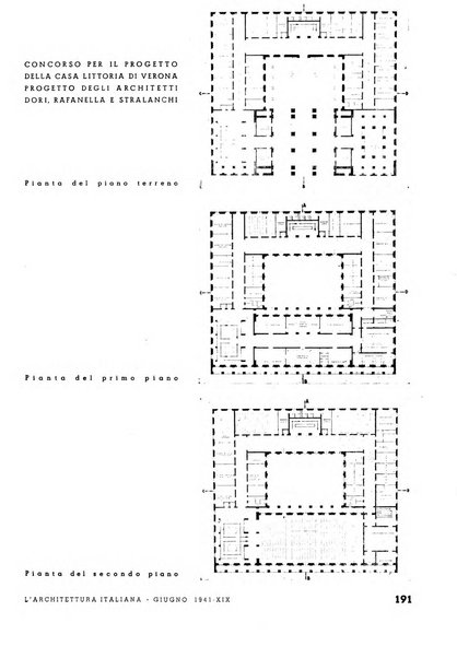 L'architettura italiana periodico mensile di costruzione e di architettura pratica