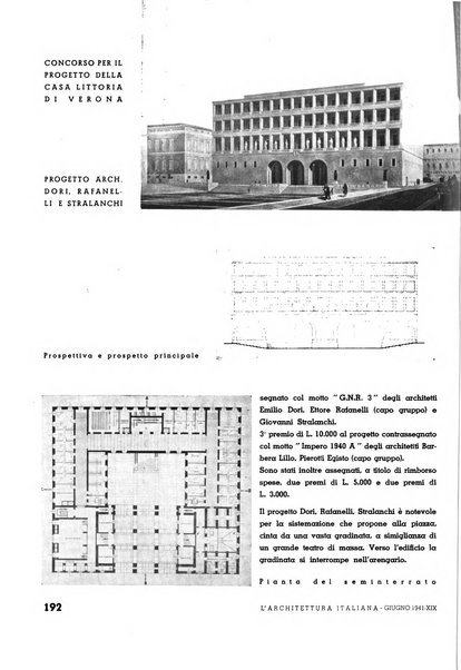 L'architettura italiana periodico mensile di costruzione e di architettura pratica