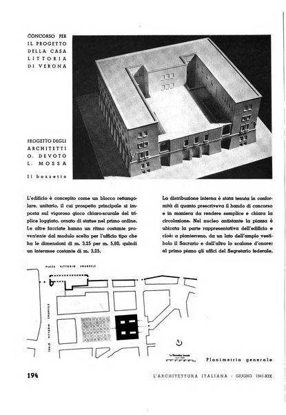 L'architettura italiana periodico mensile di costruzione e di architettura pratica