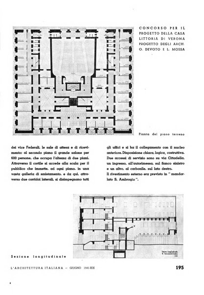 L'architettura italiana periodico mensile di costruzione e di architettura pratica