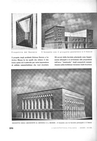 L'architettura italiana periodico mensile di costruzione e di architettura pratica