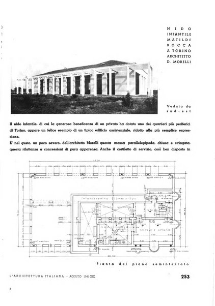 L'architettura italiana periodico mensile di costruzione e di architettura pratica