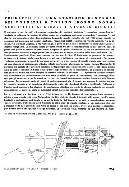 L'architettura italiana periodico mensile di costruzione e di architettura pratica