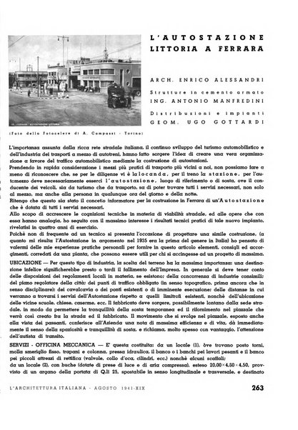 L'architettura italiana periodico mensile di costruzione e di architettura pratica