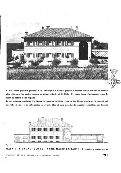 L'architettura italiana periodico mensile di costruzione e di architettura pratica