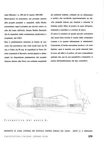 L'architettura italiana periodico mensile di costruzione e di architettura pratica