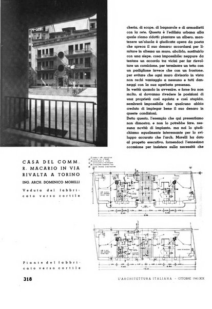 L'architettura italiana periodico mensile di costruzione e di architettura pratica