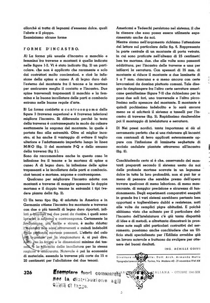 L'architettura italiana periodico mensile di costruzione e di architettura pratica