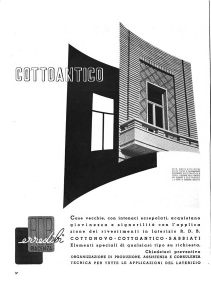 L'architettura italiana periodico mensile di costruzione e di architettura pratica