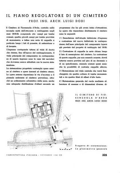 L'architettura italiana periodico mensile di costruzione e di architettura pratica