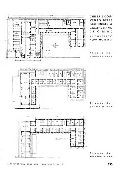 L'architettura italiana periodico mensile di costruzione e di architettura pratica