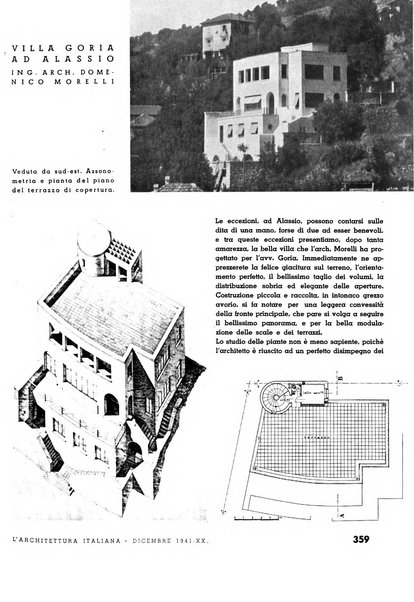 L'architettura italiana periodico mensile di costruzione e di architettura pratica