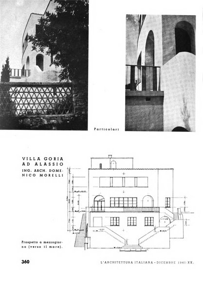 L'architettura italiana periodico mensile di costruzione e di architettura pratica