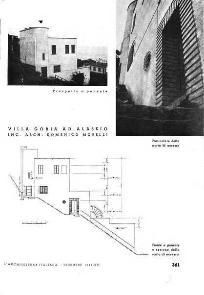 L'architettura italiana periodico mensile di costruzione e di architettura pratica