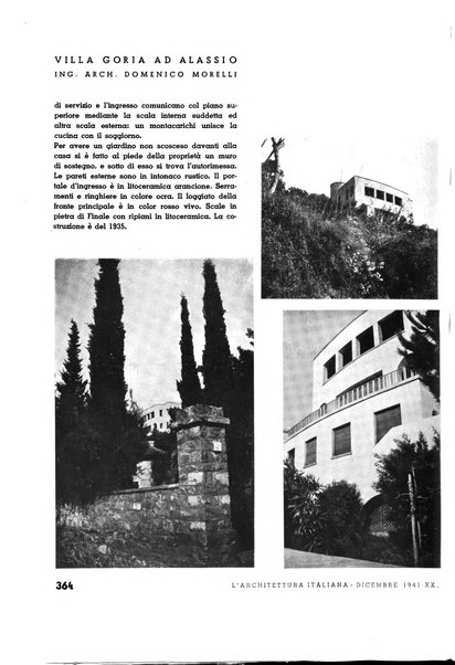 L'architettura italiana periodico mensile di costruzione e di architettura pratica