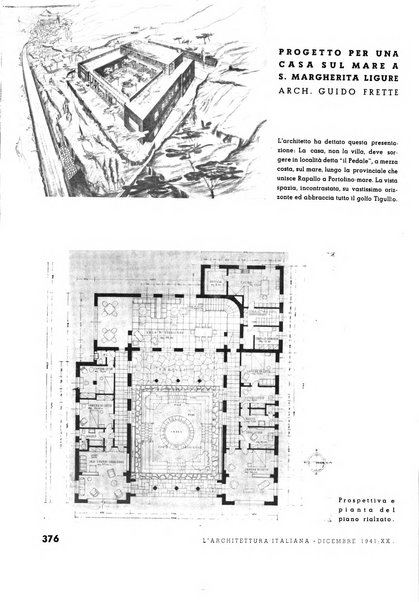 L'architettura italiana periodico mensile di costruzione e di architettura pratica