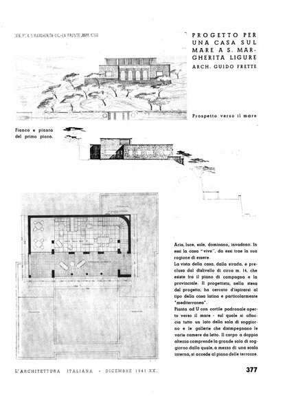 L'architettura italiana periodico mensile di costruzione e di architettura pratica