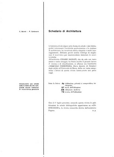 L'architettura italiana periodico mensile di costruzione e di architettura pratica