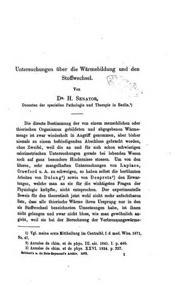 Archiv fur Anatomie, Physiologie und wissenschaftliche medizin