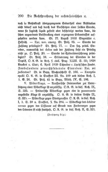 Archiv fur praktische Rechtswissenschaft