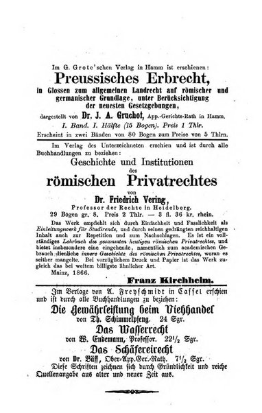 Archiv fur praktische Rechtswissenschaft