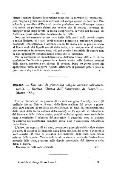 Archivio di ortopedia pubblicazione ufficiale del Pio istituto dei rachitici <1924-1950>