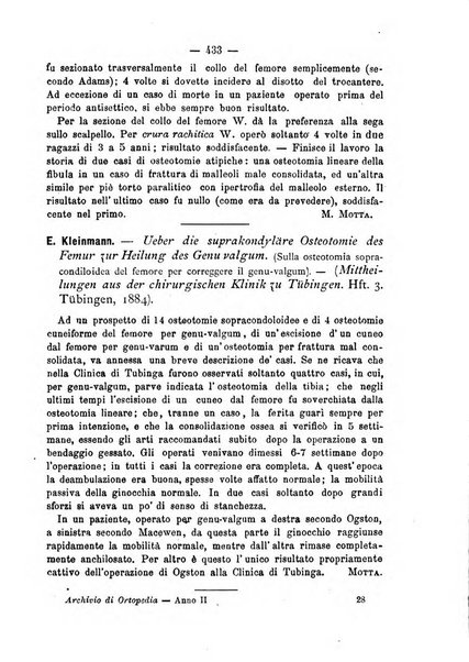 Archivio di ortopedia pubblicazione ufficiale del Pio istituto dei rachitici <1924-1950>