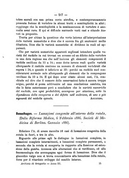 Archivio di ortopedia pubblicazione ufficiale del Pio istituto dei rachitici <1924-1950>