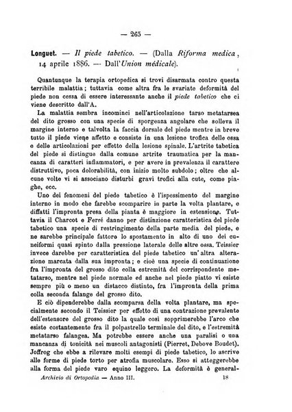 Archivio di ortopedia pubblicazione ufficiale del Pio istituto dei rachitici <1924-1950>