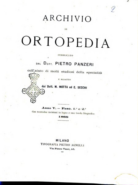 Archivio di ortopedia pubblicazione ufficiale del Pio istituto dei rachitici <1924-1950>