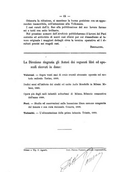 Archivio di ortopedia pubblicazione ufficiale del Pio istituto dei rachitici <1924-1950>