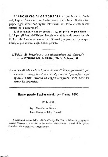 Archivio di ortopedia pubblicazione ufficiale del Pio istituto dei rachitici <1924-1950>