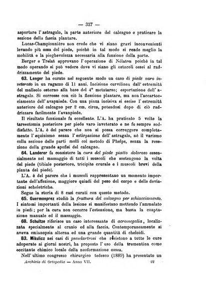 Archivio di ortopedia pubblicazione ufficiale del Pio istituto dei rachitici <1924-1950>