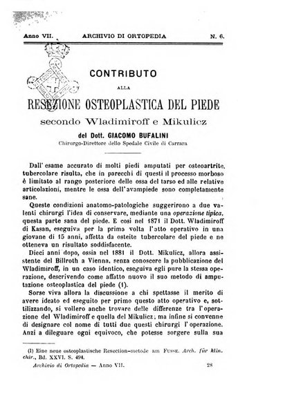 Archivio di ortopedia pubblicazione ufficiale del Pio istituto dei rachitici <1924-1950>