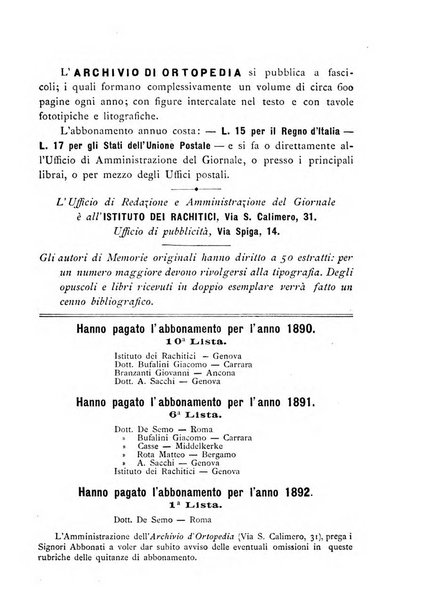 Archivio di ortopedia pubblicazione ufficiale del Pio istituto dei rachitici <1924-1950>