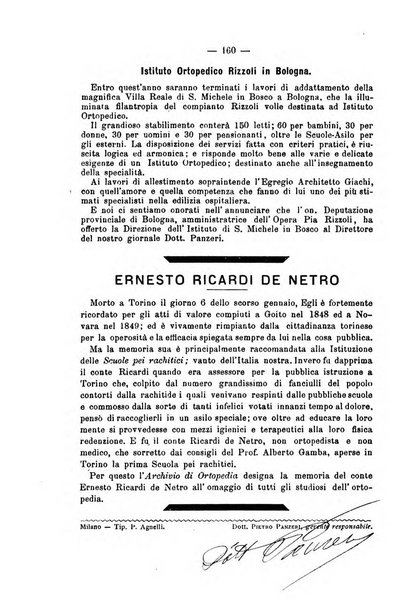 Archivio di ortopedia pubblicazione ufficiale del Pio istituto dei rachitici <1924-1950>