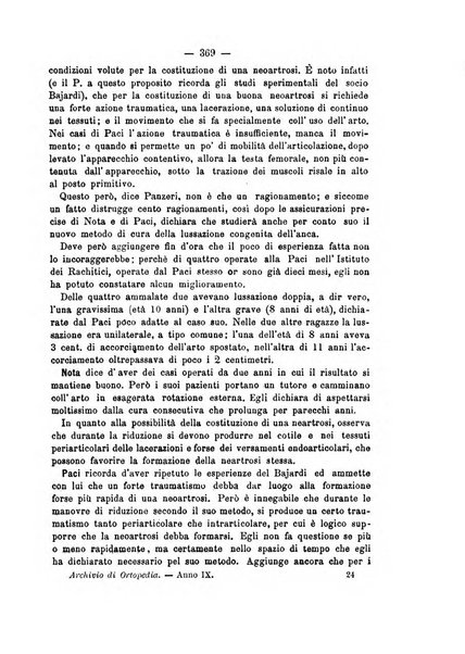 Archivio di ortopedia pubblicazione ufficiale del Pio istituto dei rachitici <1924-1950>