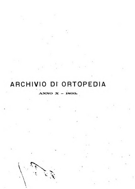 Archivio di ortopedia pubblicazione ufficiale del Pio istituto dei rachitici <1924-1950>