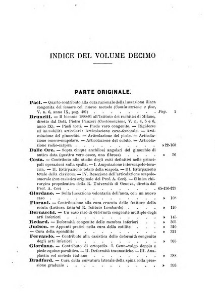 Archivio di ortopedia pubblicazione ufficiale del Pio istituto dei rachitici <1924-1950>