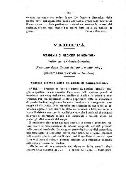 Archivio di ortopedia pubblicazione ufficiale del Pio istituto dei rachitici <1924-1950>