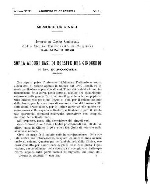 Archivio di ortopedia pubblicazione ufficiale del Pio istituto dei rachitici <1924-1950>