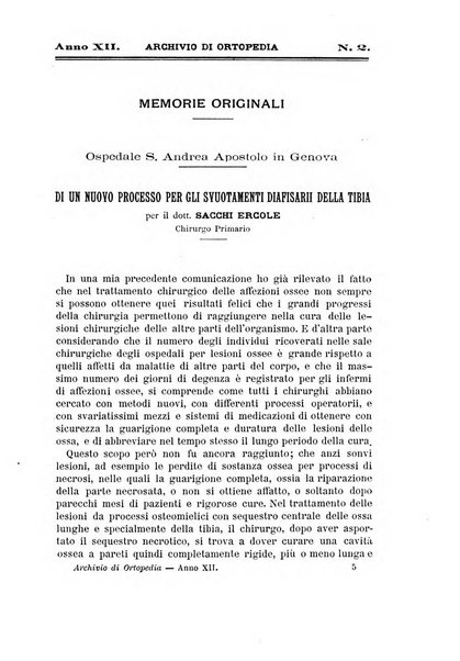 Archivio di ortopedia pubblicazione ufficiale del Pio istituto dei rachitici <1924-1950>