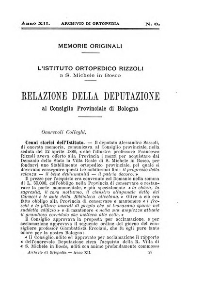 Archivio di ortopedia pubblicazione ufficiale del Pio istituto dei rachitici <1924-1950>