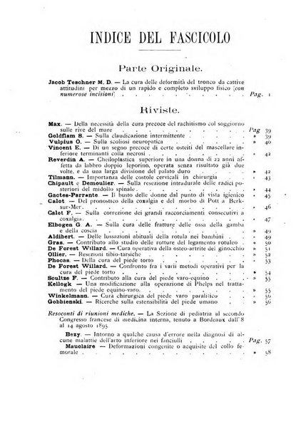 Archivio di ortopedia pubblicazione ufficiale del Pio istituto dei rachitici <1924-1950>