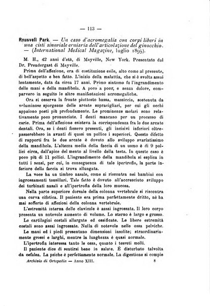 Archivio di ortopedia pubblicazione ufficiale del Pio istituto dei rachitici <1924-1950>