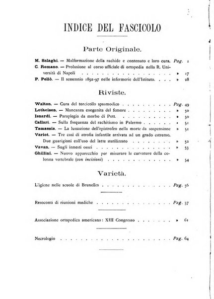 Archivio di ortopedia pubblicazione ufficiale del Pio istituto dei rachitici <1924-1950>