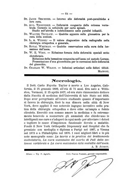 Archivio di ortopedia pubblicazione ufficiale del Pio istituto dei rachitici <1924-1950>