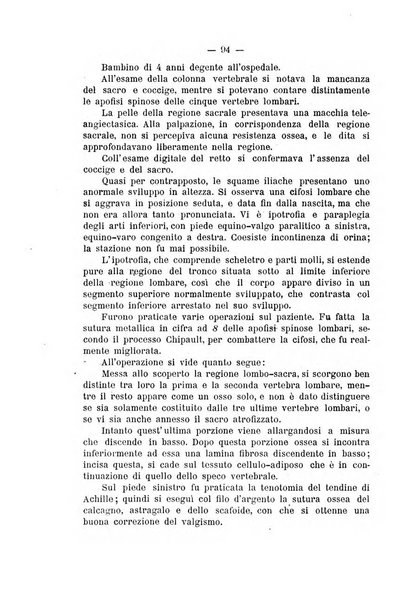 Archivio di ortopedia pubblicazione ufficiale del Pio istituto dei rachitici <1924-1950>