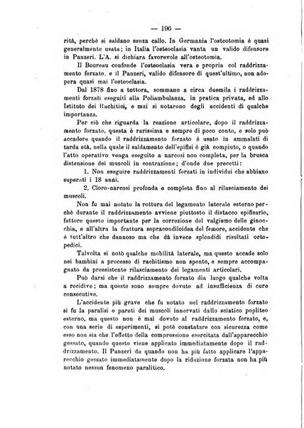 Archivio di ortopedia pubblicazione ufficiale del Pio istituto dei rachitici <1924-1950>