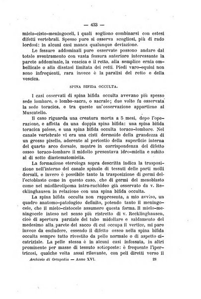 Archivio di ortopedia pubblicazione ufficiale del Pio istituto dei rachitici <1924-1950>